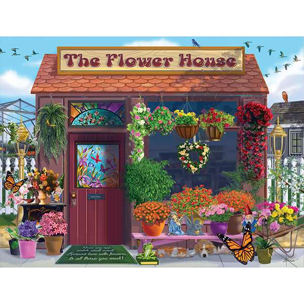 HOWARD BROWER FLOWER HOUSE - (1000 PIECES)